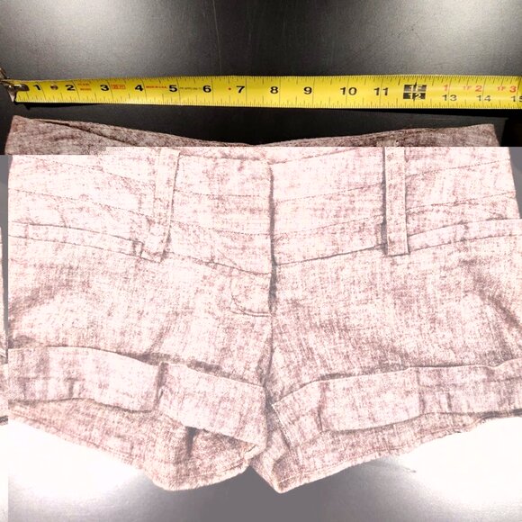 Charlotte Russe Linen Blend Shorts Size 3 - Picture 2 of 9